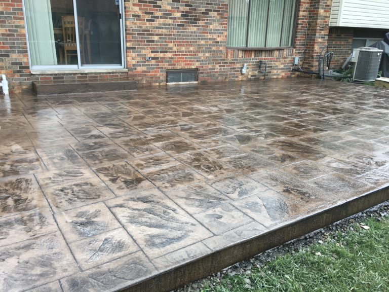 Benefits of Stamped Concrete Patio- Sterling Heights, Michigan ...