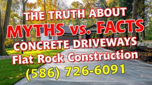 Myths vs Facts Concrete Driveways